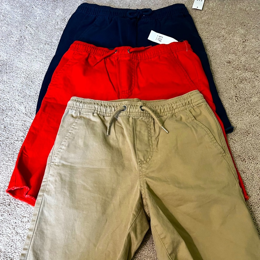 Set of 3 Gap Pull Up Shorts Size 8-10